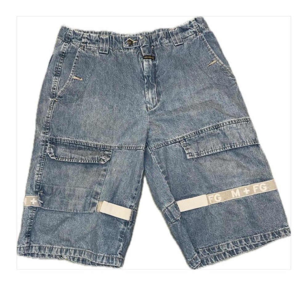Marithe Francois Girbaud extra long jeans short jorts capris
Vintage baggy